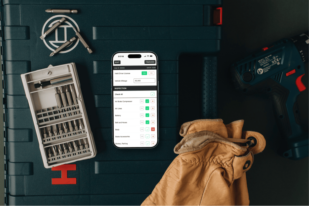 TruckCheck admin center screenshot